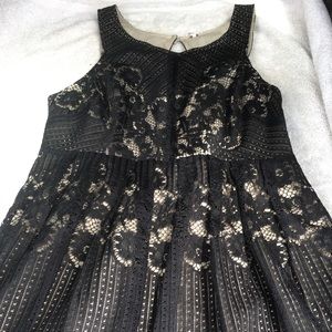 FreePeople Black lace dress